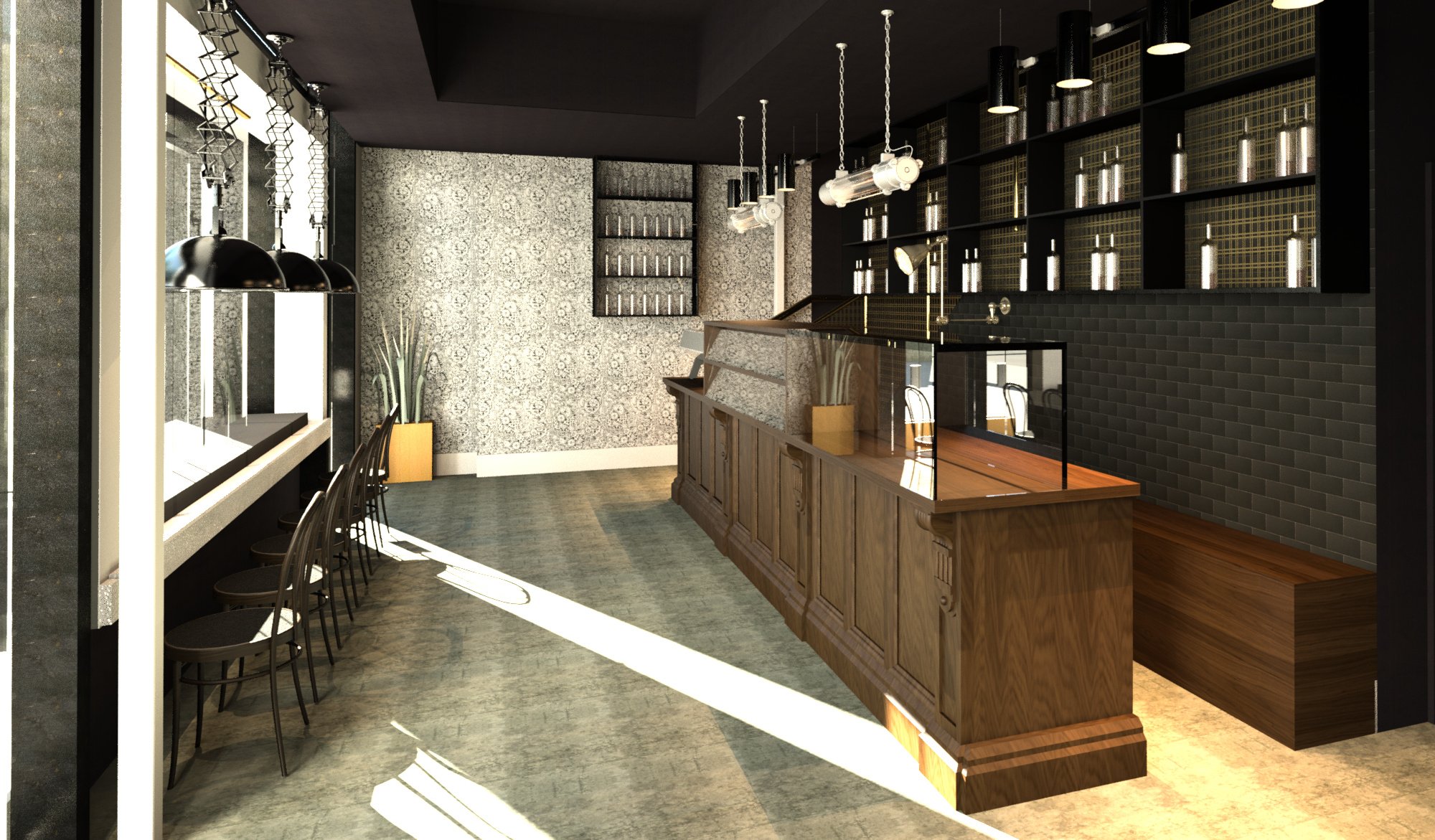 Steampunk Cafe Project Designed
